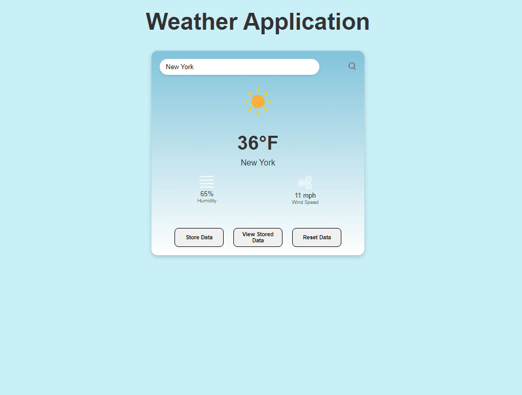 Weather Application image
